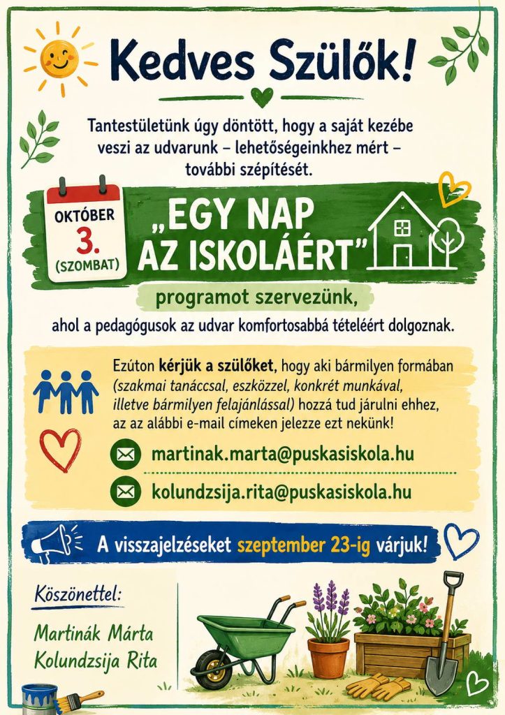Egynapaziskolaert